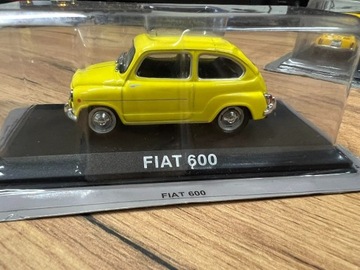 Fiat 600 Kultowe Auta PRL (1:43)