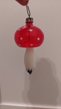 Bombka PRL Muchomor czerwony Amanita Muscaria