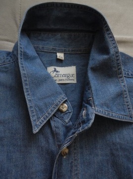 Koszula męska jeans Camargue r. L / 41 - 42
