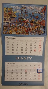 Shanty Christa kalendarz 2022