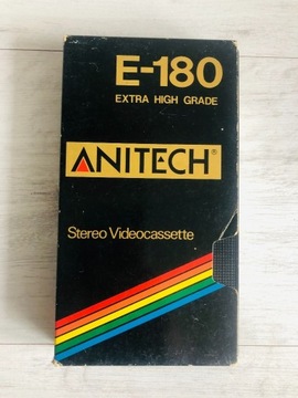 Kaseta video VHS ANITECH 180 min PRL