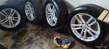 felgi aluminiowe opel + opony 17"55/225