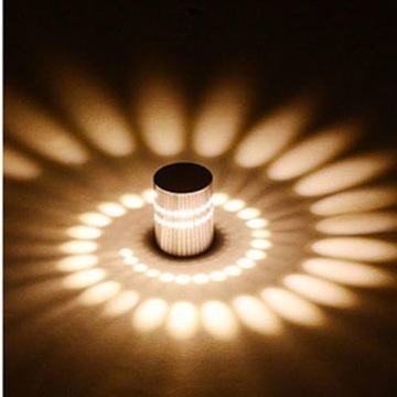 QUASHION Lampa ścienna LED 3000K 3W ciepła biel