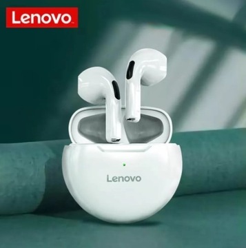 Słuchawki Lenovo HT 38 - Białe
