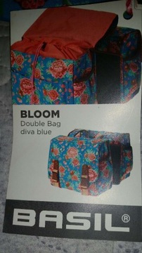 Torba na rower /BLOOM double Bag diva blue