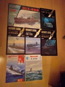 USS Spadefish, U-boot XXI, Haliński i inne