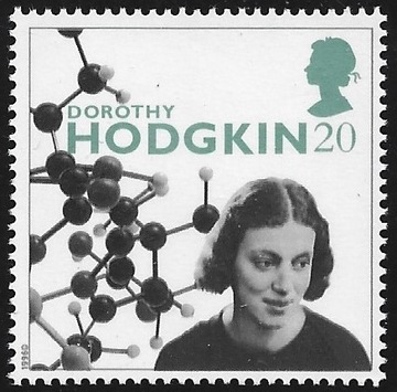 UK 1996 Hodgkin Nobel chemia nauka 