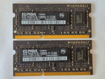 Pamięć RAM Elpida PC3L DDR3L 1600 2x4GB 8GB 12800