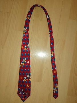 Krawat disney sportowy vintage donald micky męski