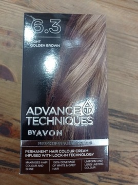 Avon farba do włosów Advance Tech. 6.3 Light Golden Brown 