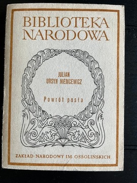 Powrót posła Niemcewicz Biblioteka Narodowa