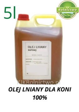 OLEJ  DLA KONI LNIANY 5L