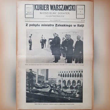 KURJER WARSZAWSKI - 22.IV.1928/NR 111/Min.Zalewski