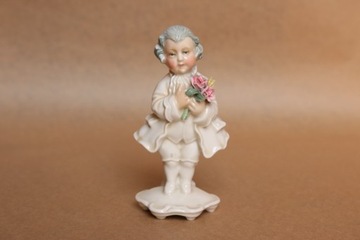 Figurka chłopiec ENS Volkstedt porcelana