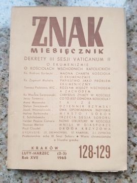 Znak miesięcznik nr 128-129. Sobór