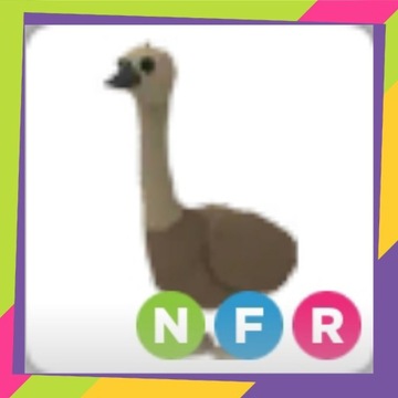 Roblox Adopt Me Neon Fly Ride Emu NFR