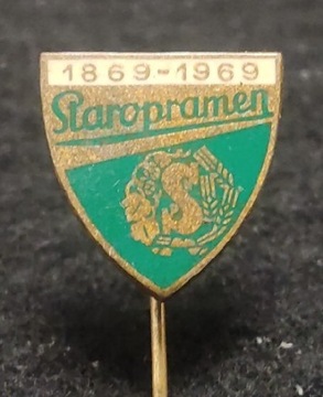 Browar Staropramen - przypinka odznaka emalia 