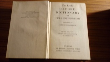 The little Oxford dictionary of current English 