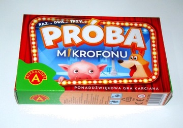 Próba Mikrofonu Gra karciana