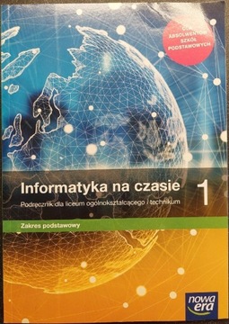 Informatyka na czasie kl.1 szkoła średnia