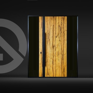 Drzwi zewnętrzne drewniane model TIRANA. PRODUCENT