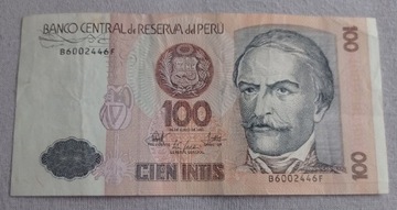 100 Cien Intis 1987 Peru 