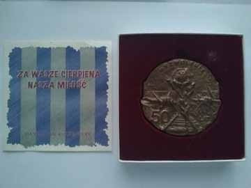 Medal Za Wasze Cierpienia Nasza Miłość 50-lecie