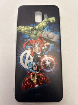 Samsung J6 Plus. Etui Marvel. Avengers.