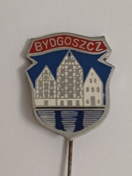 Stara przypinka PRL Bydgoszcz (emalia)
