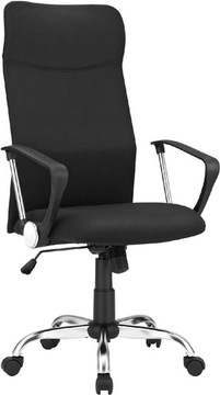  krzesło biurowe czarne, 63x63x(110-120) cm
