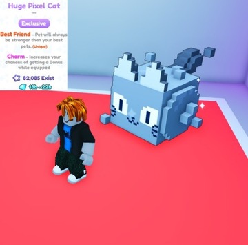 PET Huge PIXEL Cat ROBLOX Pet Simulator X