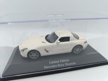 MiniMax Mercedes Benz SLS AMG biały 1:43 1z 250szt