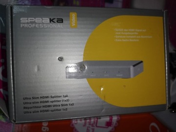 Speaka Professional Ultra slim HDMI Splitter 1x2