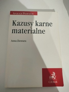 Kazusy karne materialne Anna Zientara 