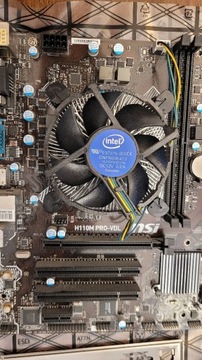 MSI-H110M Pro-VDL + Intel Core i3-6100 - IDEALNY