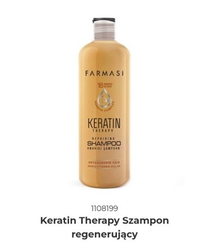 Keratin szampon keratyna do włosów Farmasi