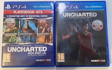 Uncharted Kolekcja Natana Drake'a oraz Uncharted Zaginione Dziedzictwo PS4