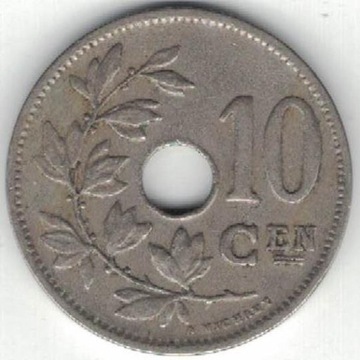 Belgia 10 centymów centimes 1926 E 22 mm  nr 2