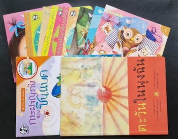 Zestaw książek dla dzieci w języku tajskim 10 szt.