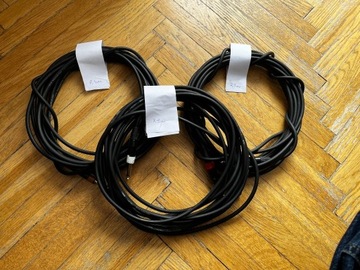 Kabel instrumentalny 7m JACK Neutrik Klotz 3szt