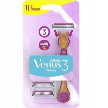 Gillette Venus simply 3 golarka + 8 ostrzy