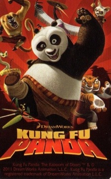 Karty KUNG FU PANDA kolekcja