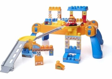 Zestaw Mega Bloks Stolik Auto Klocki Fisher Price