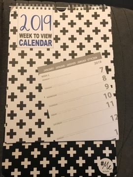 Kalendarz 2019 czysty