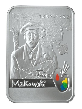 20 zł Srebrna moneta -Tadeusz Makowski 