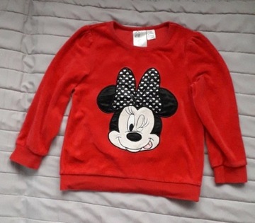 H&M bluza dziewczęca Myszka Mickey r.98/104