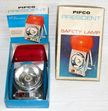 PIFCO PRESIDENT / SAFETY LAMP LAMPA SYGNALIZACYJNA