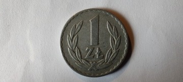 1 zł, 1975 r., znak menniczy „MW  (L115)