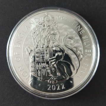 Bestie Tudorów - Lion of England 10oz srebro 2022