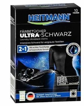 Chusteczki do prania czarnego Heitmann DE